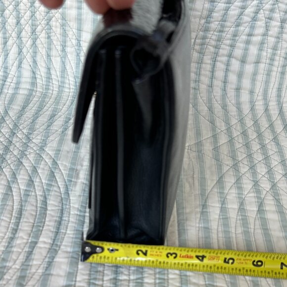 Bally Black Alligator Shoulder Bag with Wallet - Picture 3 of 16